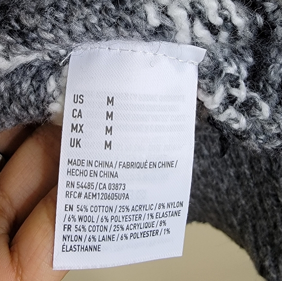 American Eagle Outfitters Wool Fair Isle Sweater Medium - Picture 3 of 4
